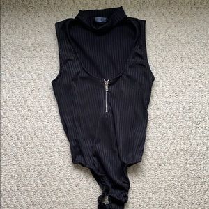 Misguided Black Bodysuit (brand new!)